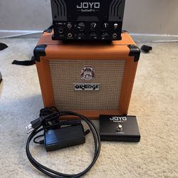 Joyo Zombie II w/ Orange 1x8 cabinet