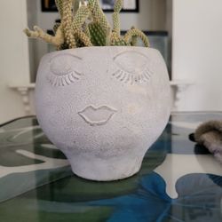 Girl Decorative Pot