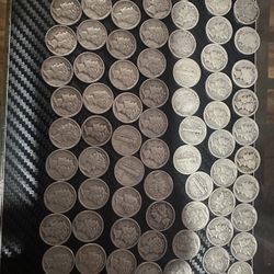 mercury dimes and book