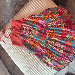 Floral Halter Maxi Dress Size S