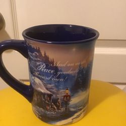 2006 Thomas Kinkade Coffee Mug, The Church Yard 