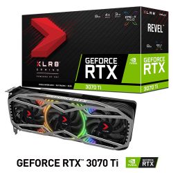 ****Used Like New**** PNY GeForce RTX 3070 Ti 8GB XLR8 Gaming REVEL™ EPIC-X RGB™ Triple Fan