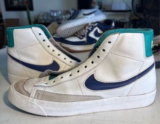 Nike Blazer Mid '77 Vintage White/Purple/Green Mens Size 11 DO1157-100