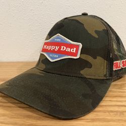 Happy Dad Hat Full Send Seltzer Nelk Boys Limited Edition Camo Trucker Cap