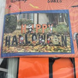 Nightmare Before Christmas Lawn Yard Stakes sign