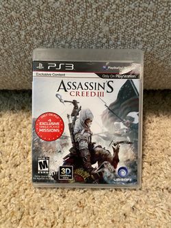 Assassins Creed 3 PlayStation 3