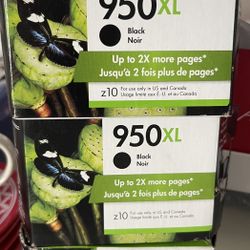 Lot Of 3 - NEW HP 950 XL Black Ink Cartridge OEM Genuine SEALED (Expired) See Pics For Details. 
