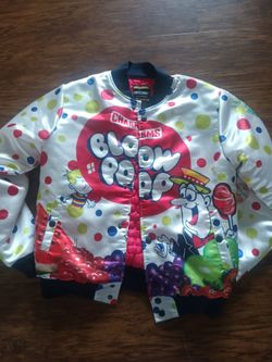 Charms Blow Pop Graphic Bomber Jacket