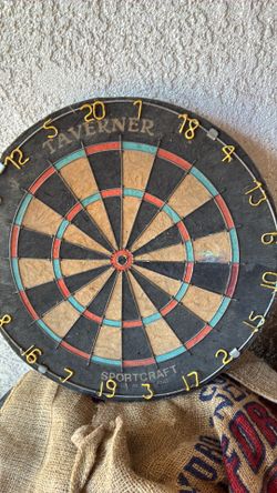 Vintage dart board