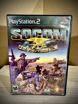 SOCOM U.S. Navy SEALs (PS2) 1ST PRINT Black Label 