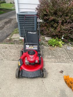 Troy build push lawnmower