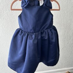 Navy Blue Formal Dress For Girl