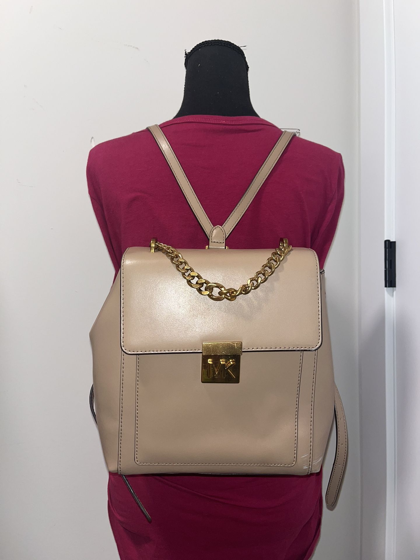 Michael Kors Mindy Leather Backpack Bag