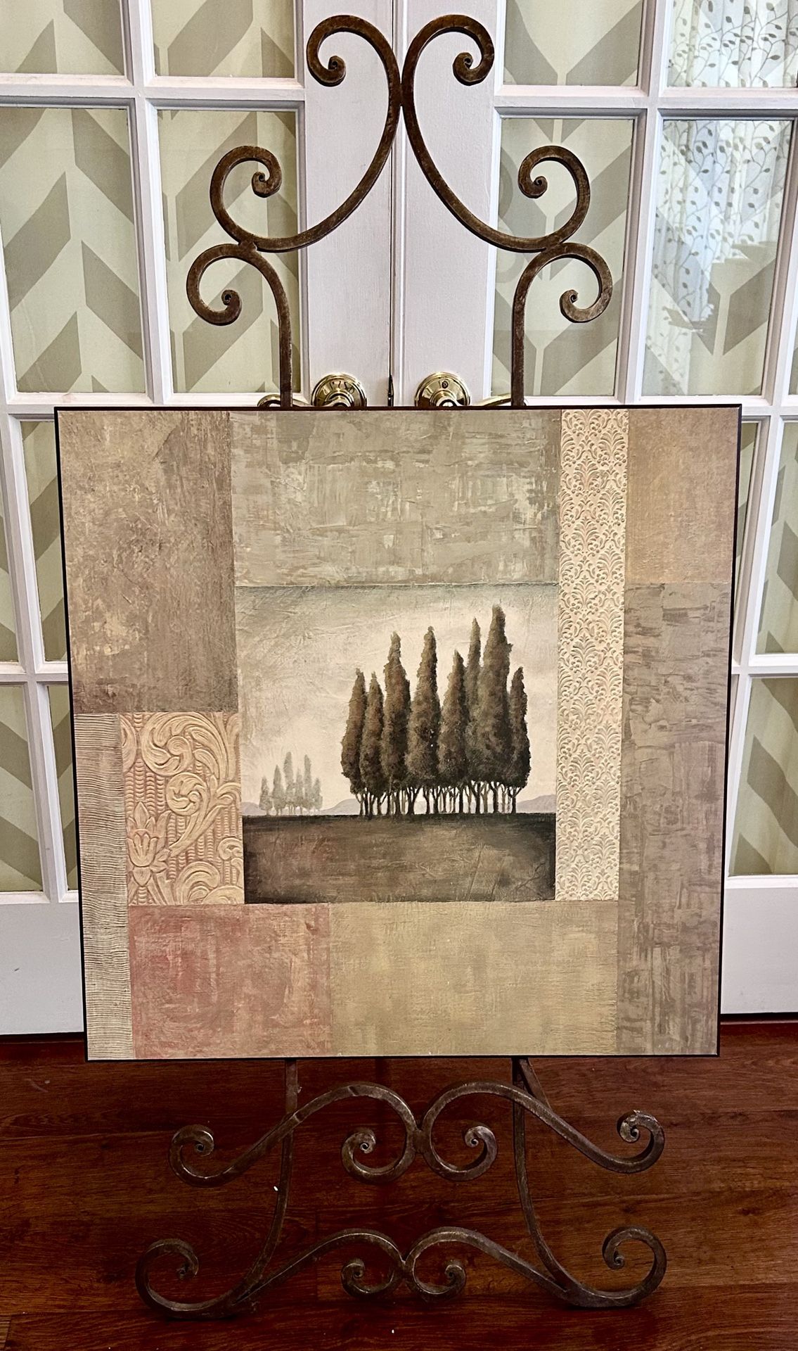 Framed Tree Artwork-Thick And Heavy.