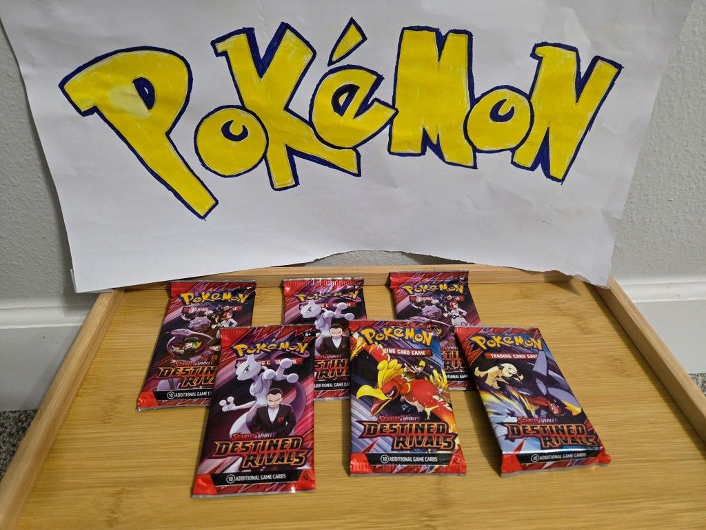 Pokémon Destined Rivals Booster Packs