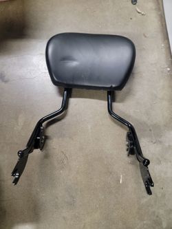 Passenger backrest harley