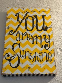 You Are My Sunshine Wall Decor