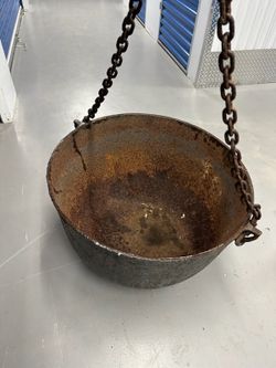 Antique Cast Iron Cauldron