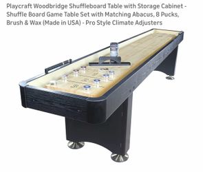 Shuffleboard Table