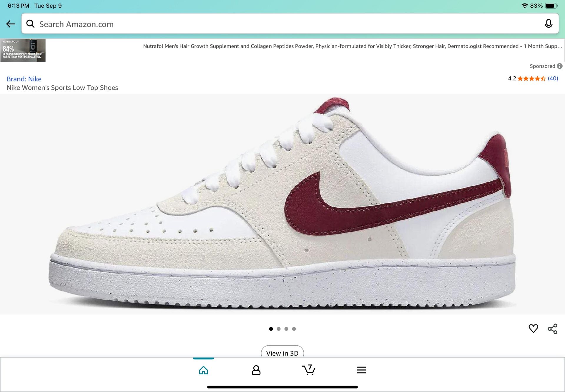 Woman’s size 9 Nikes