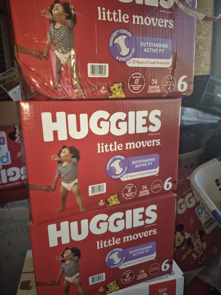 Huggies Size 6 $30 Cada 1 Caja Precio Firme