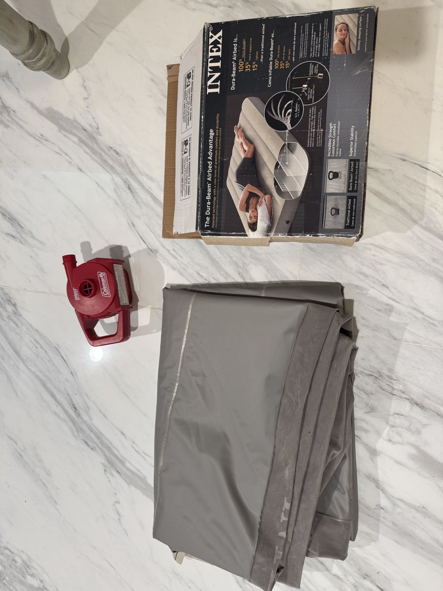 Blow Up Mattress And Pump