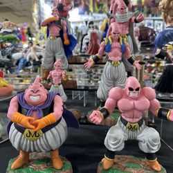 dragonballz figures dragonball majin Buu figures 8pcs (all with stand)