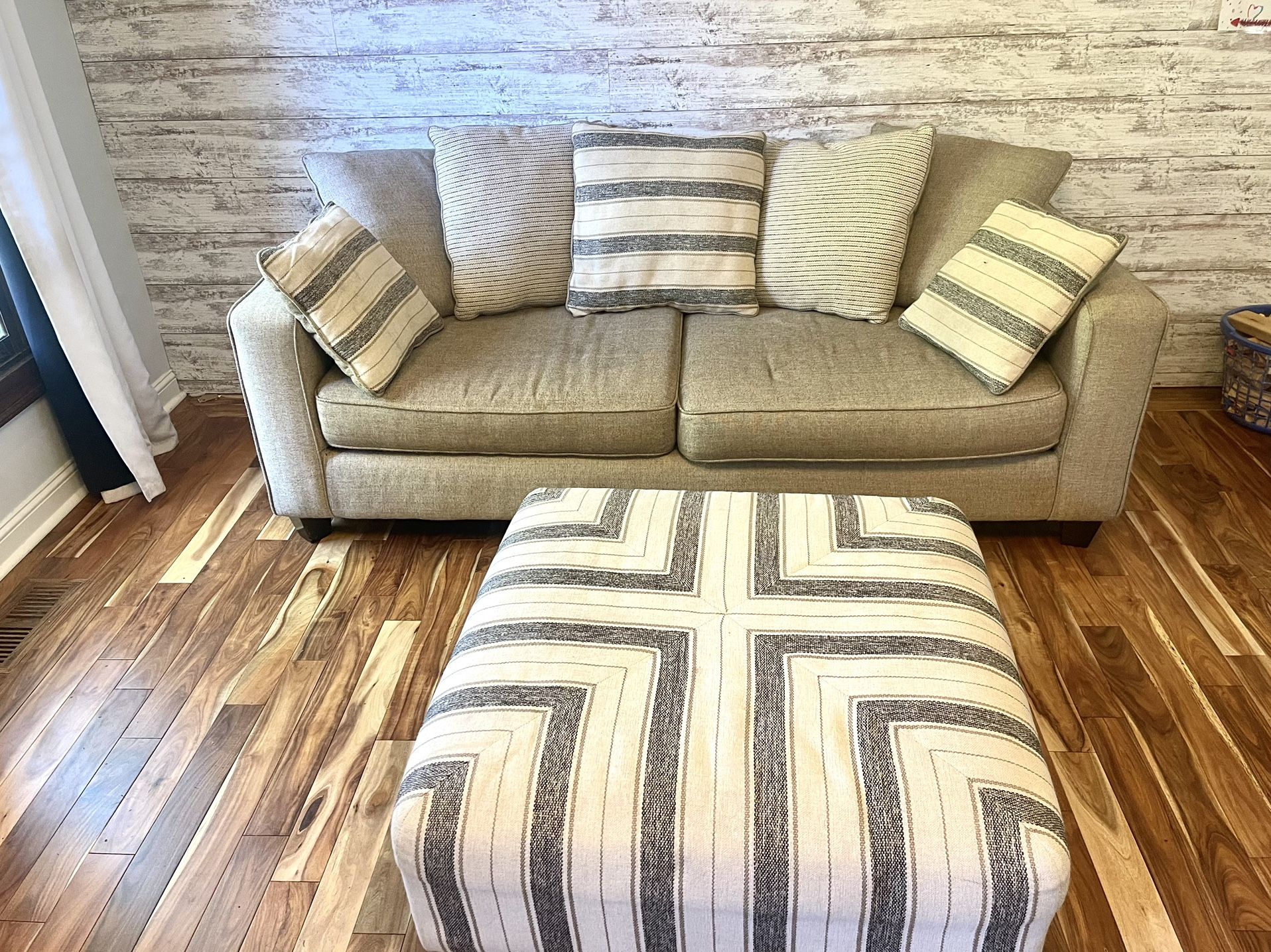 Free couch and ottoman 