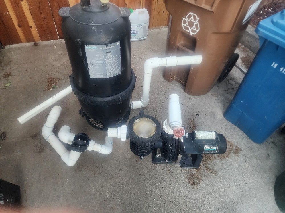 Pool Pump and Filter