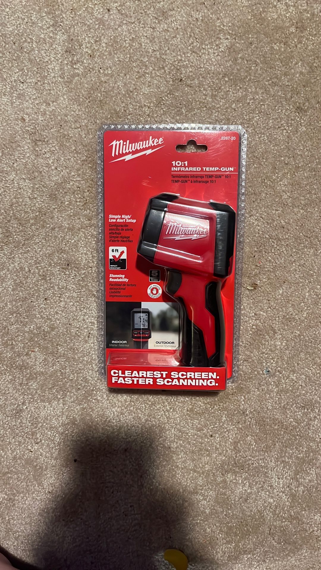Milwaukee Infrared Temp Gun