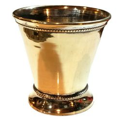 Vintage Indian Heavy Brass Mint Julep Cup / Chalice / Mug / Goblet - Refurbished!