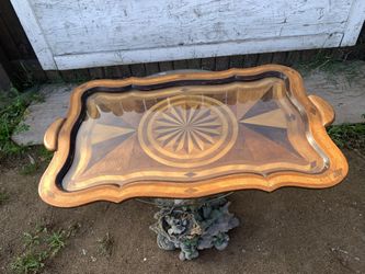 Mid Century Italian Wood Tray