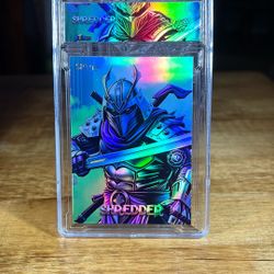 Limited Edition Shredder Holographic Short Print Numbered 99 Only 