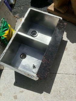 Double Stainless Steel Sink