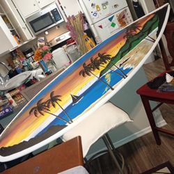 Painted Surfboard 