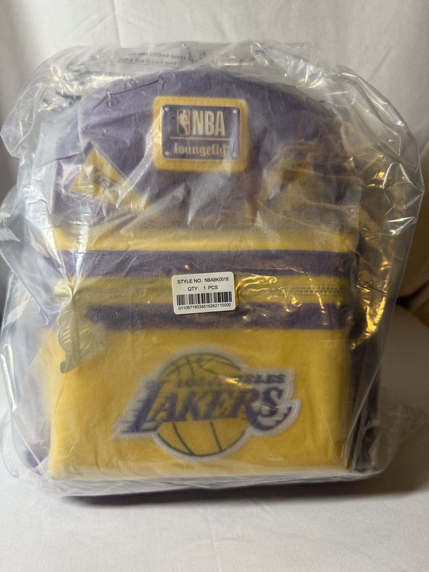 Loungefly NBA Los Angeles Lakers Logo Mini Backpack - Official Licensed Team Spirit Bag - View #3