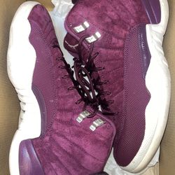 Size 7.5 Retro 12 Bordeaux