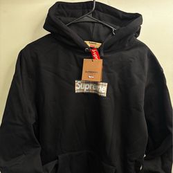 Burberry X supreme Hoodie (black)