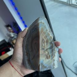Polished Agate Bookend