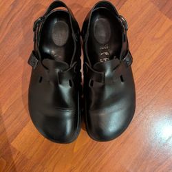 Birkenstock: Papillio Tokio All Leather Platform Eu38 Us 7-7.5