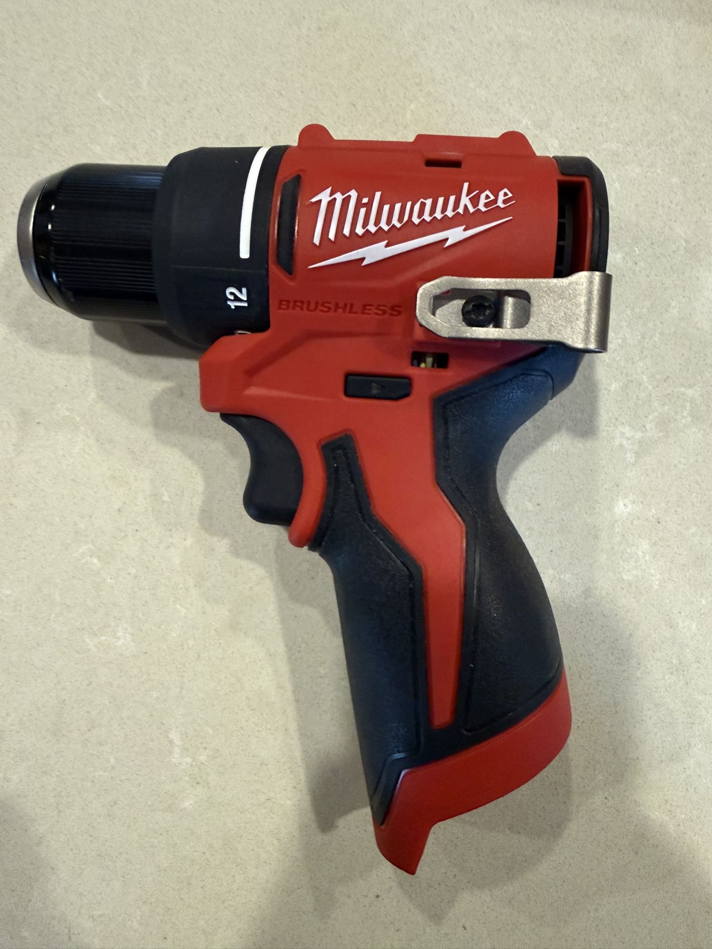M12 12V Lithium-Ion Subcompact Brushless Cordless 3/8 in. Drill Driver + M12 2.0 Battery + M12 Charger