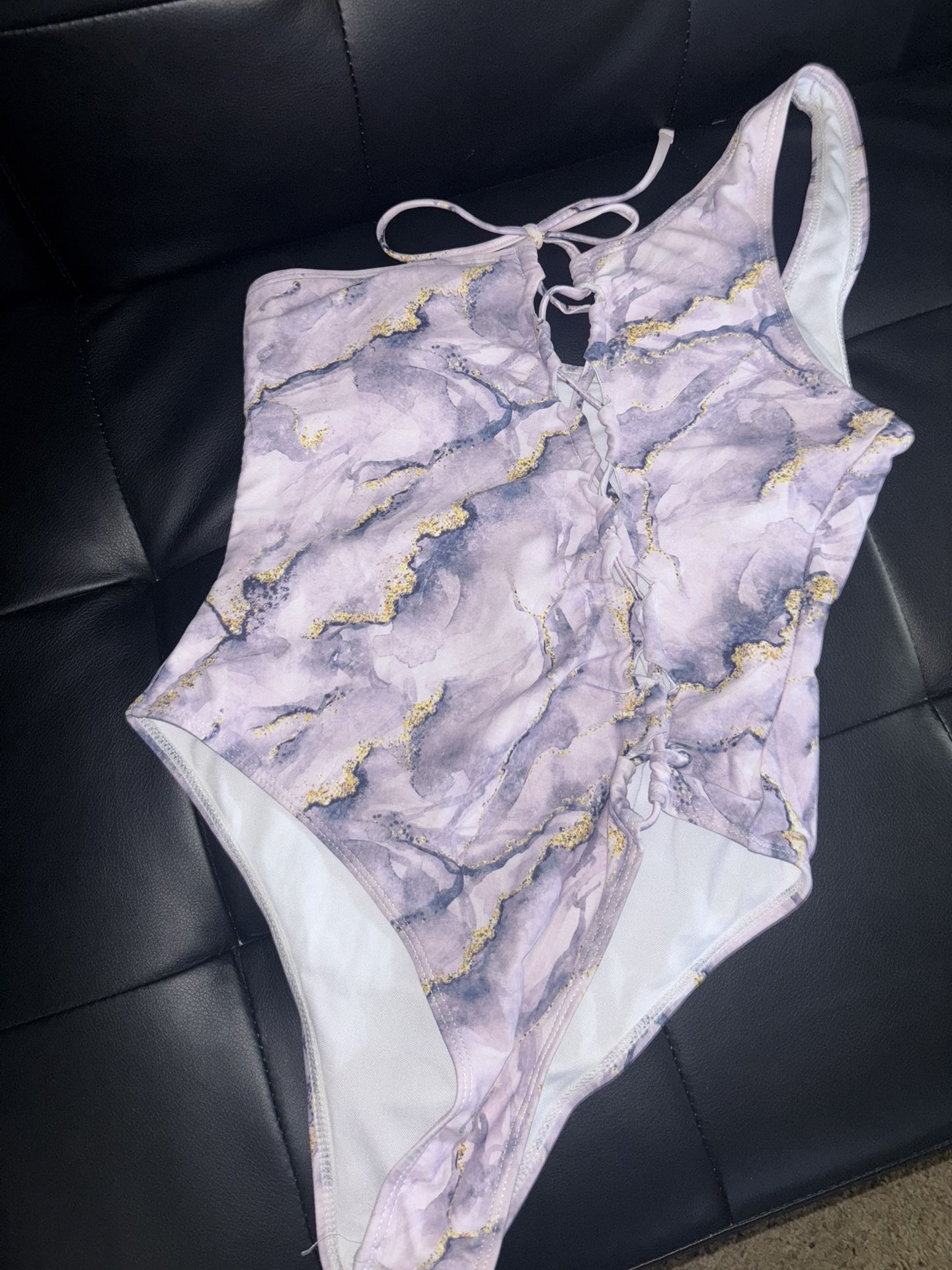 Purple One-Piece Swimsuit