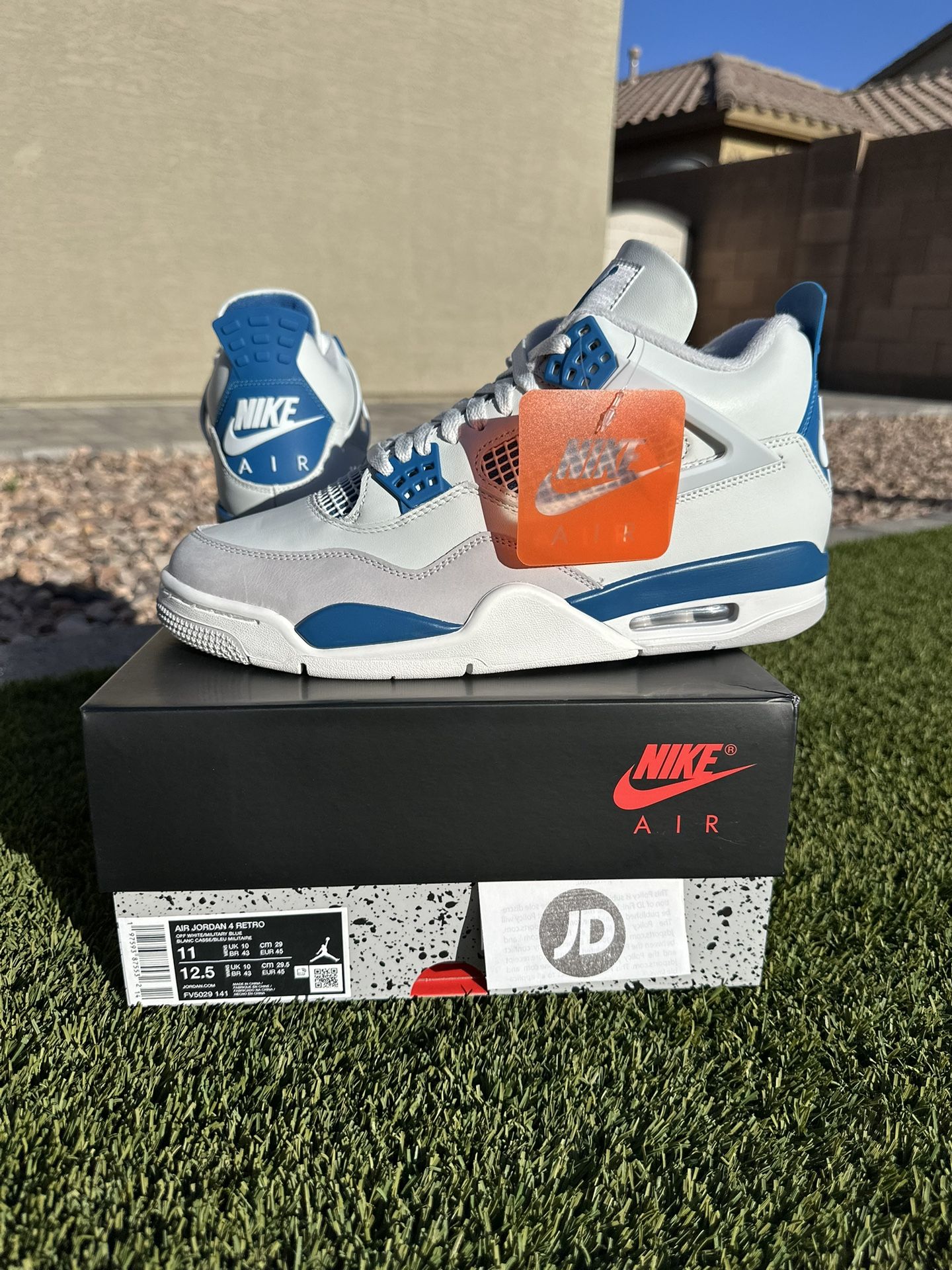 Nike Air Jordan 4 Retro Military Blue (2024) NEW/RECEIPT SIZE: 11 $220 FIRM ONLY!