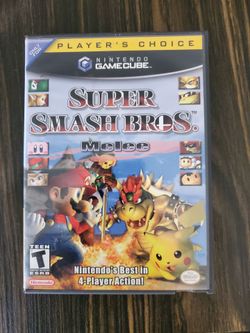 Super Smash Bros. Melee (Nintendo GameCube, 2001) CIB w/Manual Tested And Works!