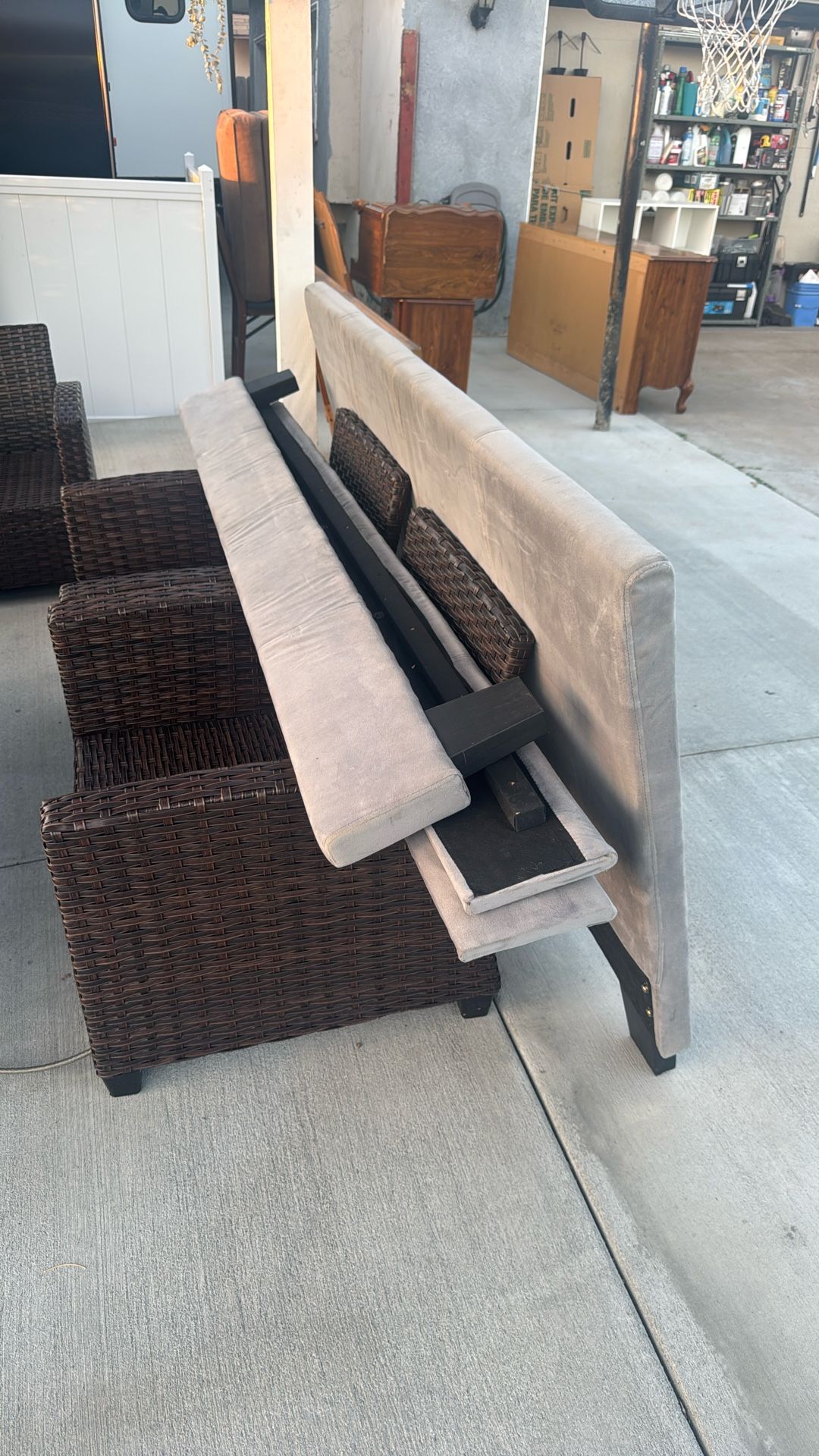 King bed frame