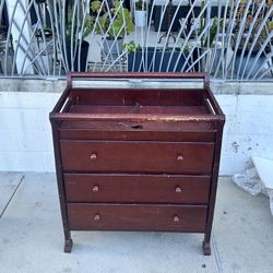 Wooden Changing Table
