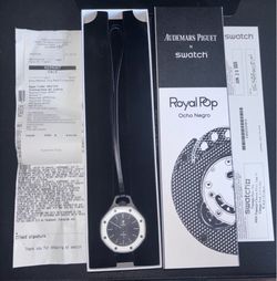 Swatch x Audemars Piguet AP Bioceramic Royal Pop Ocho Negro