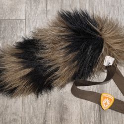 Disney Parks Marvel Guardians Of The Galaxy Rocket Raccoon Furry Tail Disney Plush Belt 
