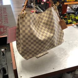 96091 Louis Vuitton N42233 Graceful MM Damier Azur Purse Entropy Authenticated 572715