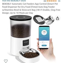 Automatic Pet Feeder For Small Medium Cats And Dogs See Pics Brand New Never Opened 